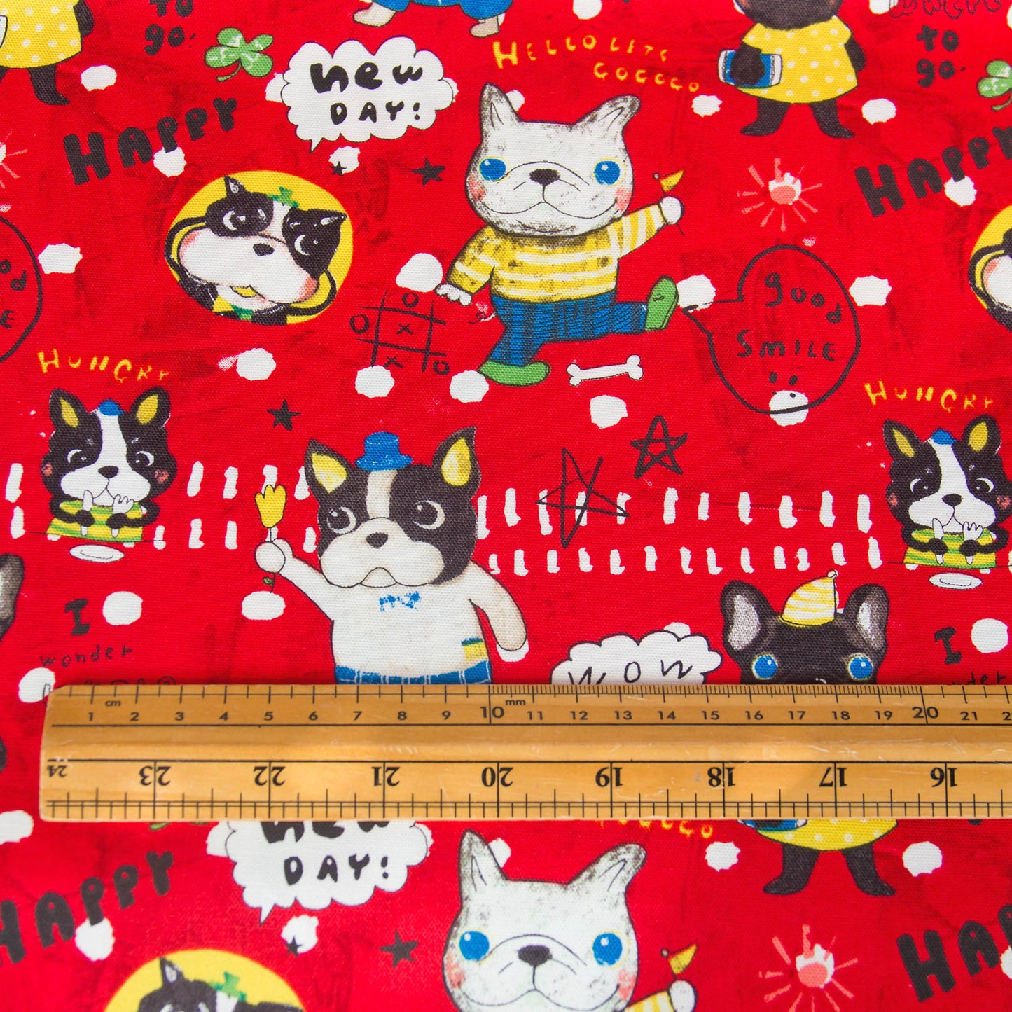 Oxford Cotton Fabric Bulldog Red by the Yard