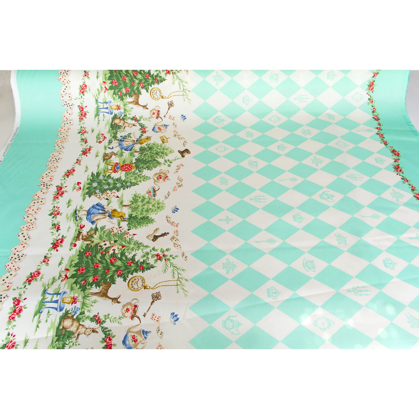 Tissu léger en coton lawn, motif Kokka Flower, noir, vendu au mètre