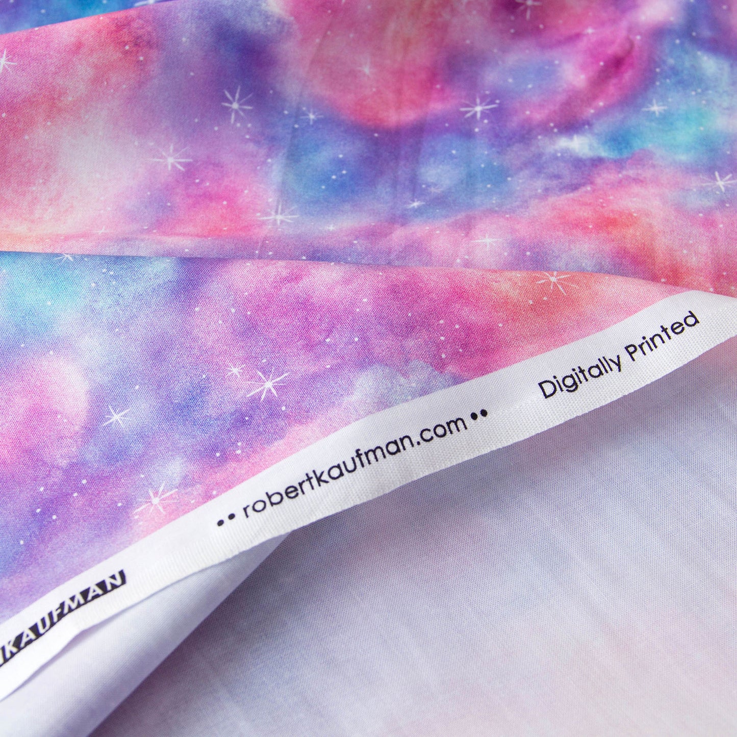 Pastel Galaxy Print Cotton Fabric by the Yard